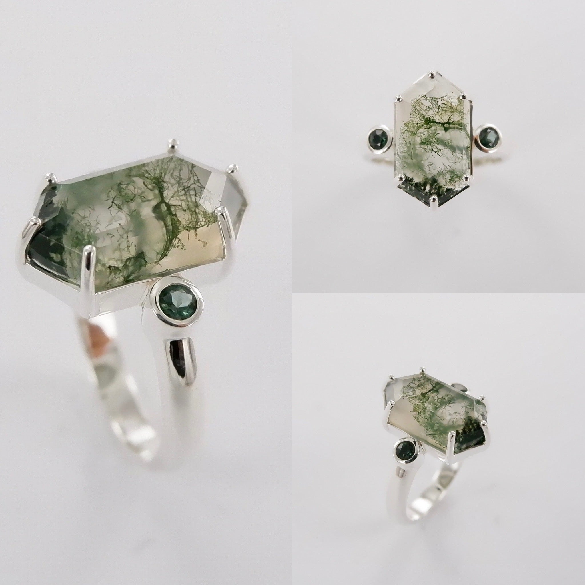 Moss Agate Dreaming ring