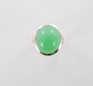 Chrysophase ring