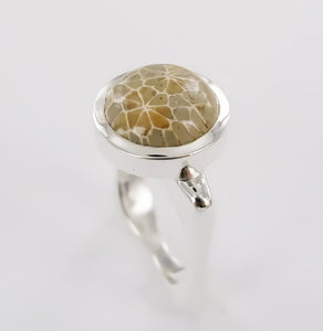 Stoneset Flat Top Ring