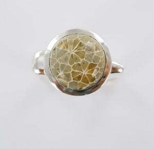 Stoneset Flat Top Ring