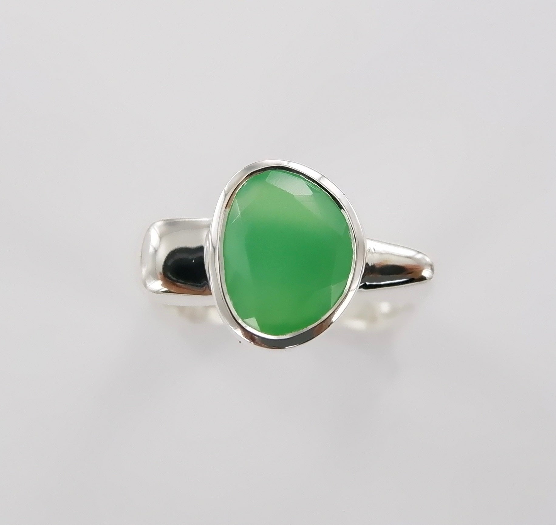 Stoneset Flat Top Ring