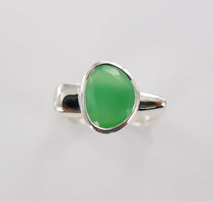 Stoneset Flat Top Ring